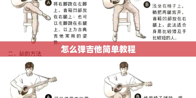 怎么弹吉他简单教程