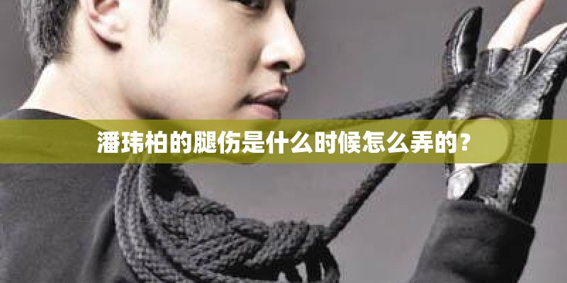 潘玮柏的腿伤是什么时候怎么弄的? 潘玮柏的腿伤是什么时候怎么弄的?