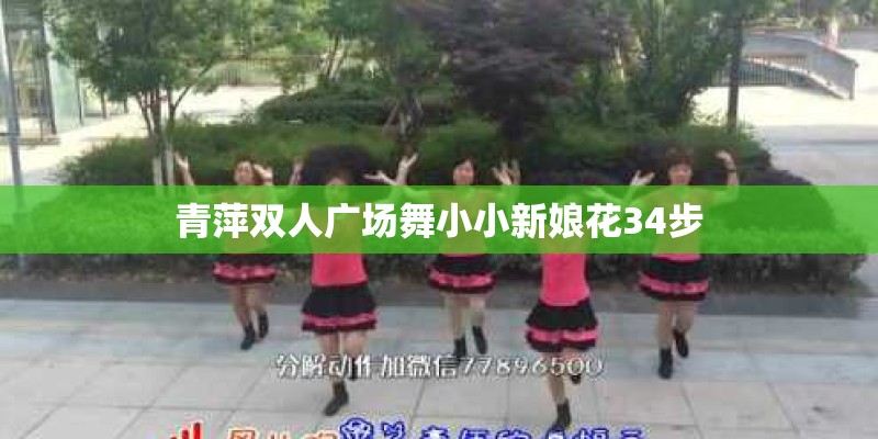 青萍双人广场舞小小新娘花34步