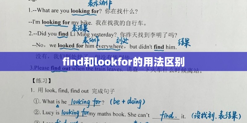 find和lookfor的用法区别
