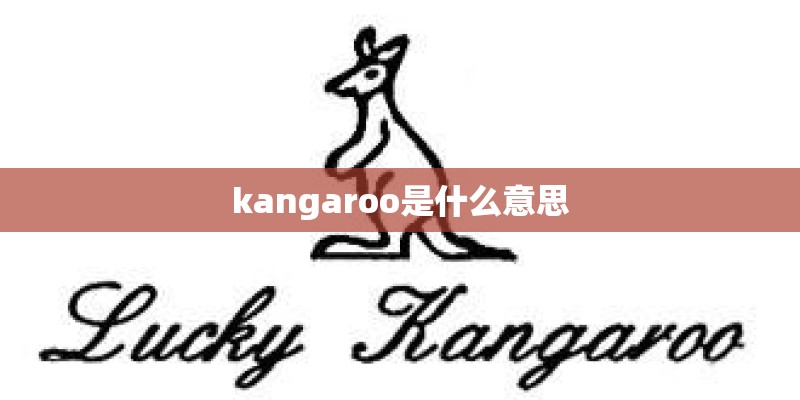 kangaroo是什么意思